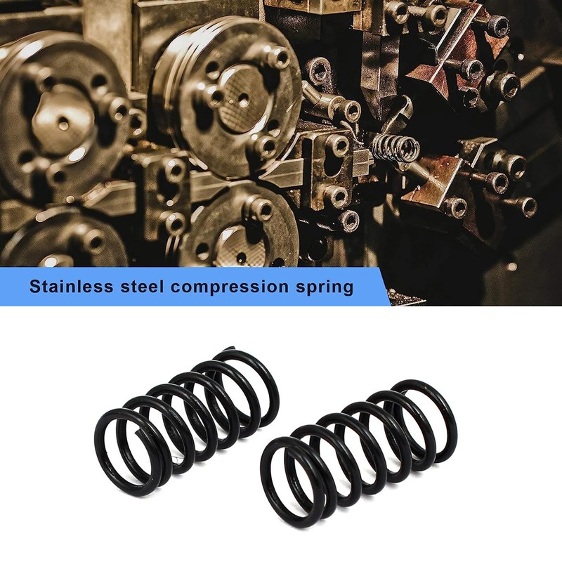 TA-VIGOR 10Pcs Compressed Spring, 10mm Outer Diameter 1.2mm Wire Dia