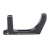 Bike Disc Brake Adapter Aluminium Alloy Black Mounting Bracket Converter