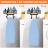 Ironing Board Holder Wall Mount, Metal Ironing Board Hanger with