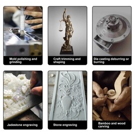 Cordless Grinder Tool, Electric Polishing Pen 2200mAh Battery 3 Gears Speed Rechargeable Lightweight for Cutting Polishing Drilling