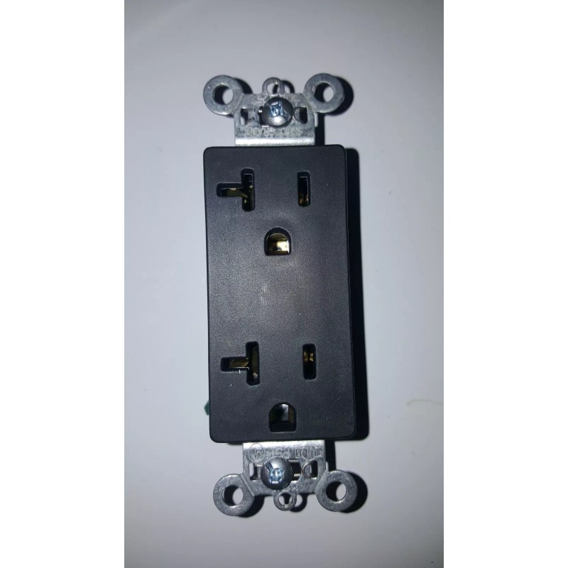 Legrand 26352-BK Outlet Duplex Receptacle Spec. Grade Black.
