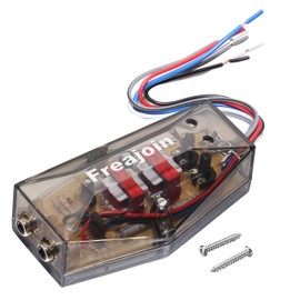 Freajoin 2-Channel High Low Level Converter Speaker Cable to RCA Adapter with Remote Output