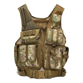 Yuqing Chaleco Táctico Militar Estilo Combate En Batalla Exterior