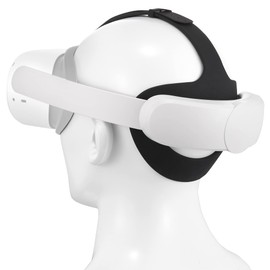 Accesorios para auriculares Elite Head Strap Piezas de repuesto para Quest 2, compatible con fundas de transporte (blanco_negro)                      