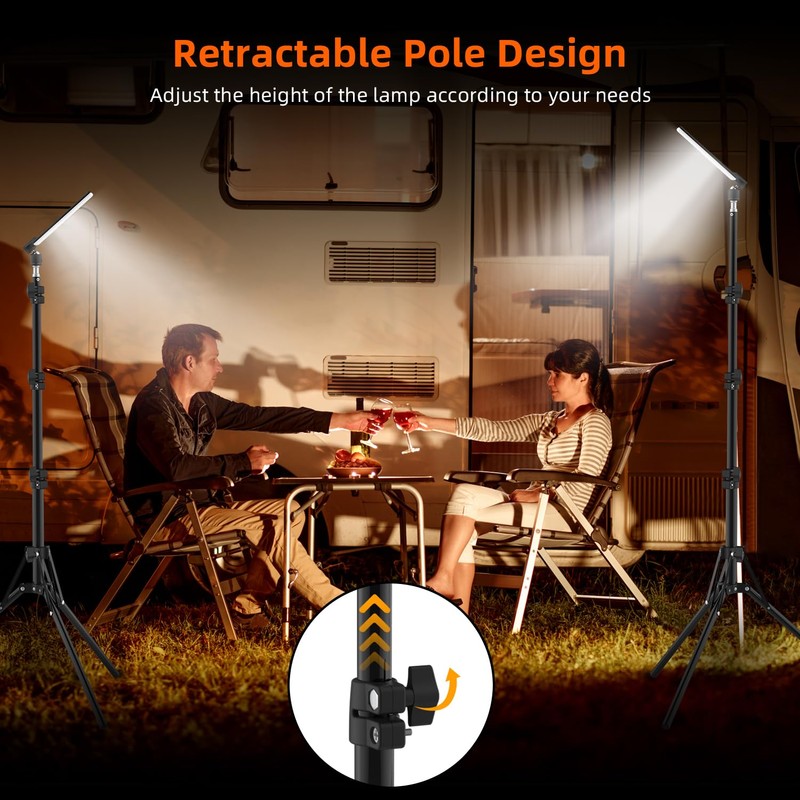 Camping Light,1680 Lumen Portable Light, LED Barbecue Lamp, Work Lights