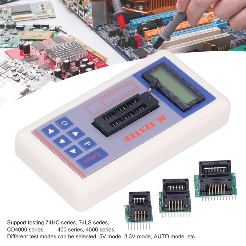 RANJOVER Integrated Circuit Tester, IC Transistor Capacitor Tester, Diode Checker