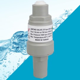 smardy Premium Water Inlet Pipe Connection Set with Pressure Regulator, Shut-off Valve, Water Hose 1/4 Inch (6.35 mm) for Side by Side Fridge Osmosis Water Filter