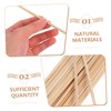 Alipis 50pcs Wooden Rods for Oxygen Combustion Experiments Small Wood