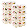 NPLUX 6 Count Cupcake Containers 15 Pack Cupcake Holders Clear