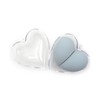 Baluue 2pcs Heart Shape Makeup Eggs Dry/wet Beauty Sponges Soft