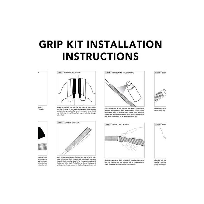 Lamkin Crossline Undersize 9 Piece Golf Grip Bundle