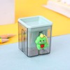 2pcs Creative Cute Cartoon Double Hole Pencil Sharpener, Student Hand