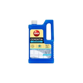 SHUMANIT Bagi Cementin For Cleaning Up After Renovation 500ml (16.9oz) + Free Sponge