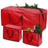 RICHIE Christmas Tree Storage Bag 7.5 ft (3pc Set), Fits