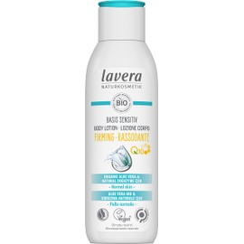 lavera Basis Sensitiv Body Lotion Firming - with Organic Aloe Vera & Natural Coenzyme Q10 - improves skin elasticity - leaves skin feeling firmer - natural Cosmetics - vegan - organic (1 x 250ml)