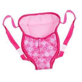 Toyvian 18 Doll Sling Doll Carrier Front Storage Bags Dolls & Accessories Doll Wrap Pink Doll Carrier Doll Portable Bags Doll Accessories Toy Doll Carrier Backpack Front Bracket Baby