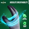 Safe Guard Nitrile Coated Nylon/Spandex Work Gloves Knit Cuff (X
