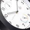 NeXtime Wall Clock (Garden/Inside) 25.5 cm Time/Temp/Humidity Black Plastic Daisy,