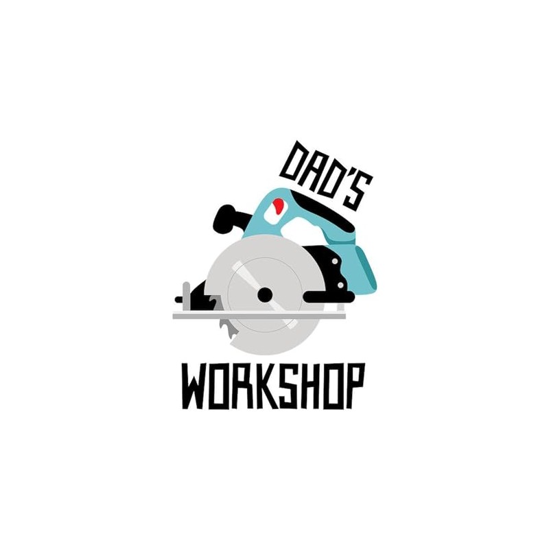 CafePress Dad's Workshop Rectangle Car Bumper Magnet