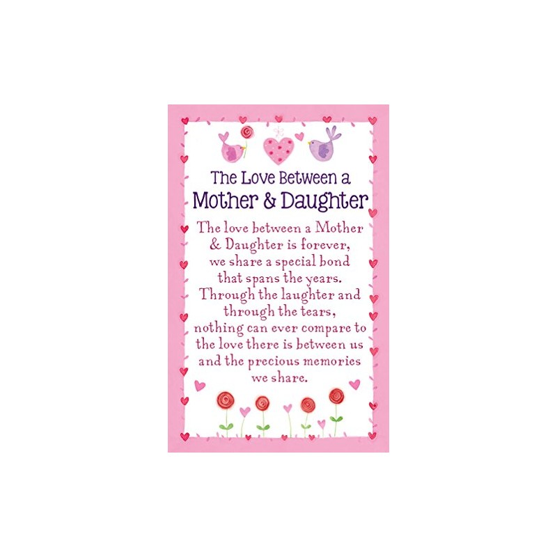 Heartwarmers The Love Between A Mother And Daughter Keepsake Card
