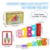 PJHAJH 20Pcs Wooden Number Building Blocks, Number Blocks Toys for