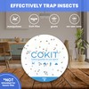 COKIT 12 Packs Glue Pads Flying Insect Trap Refill Indoors