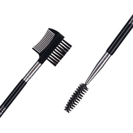 Eyebrow Comb 3-in-1 Tool by Impora London. Groom and Shape Brows, Eyelashes. Lash and Brow Duo Double Ended Tool.