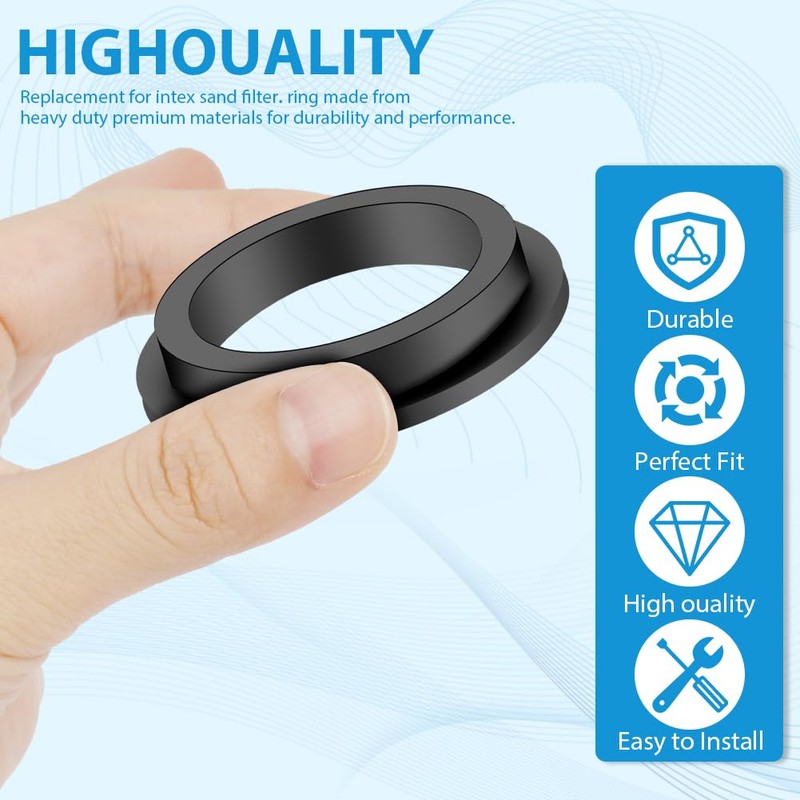 HOTUT Pool O-Rings Replacement Part for Intex 6 Pieces Pool