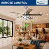 Depuley Outdoor Ceiling Fan with Light: 52 Inch 3 Blades