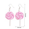 Mikinona Fashionable Polymer Clay Earring Decorations Lollipop Earrings for Women