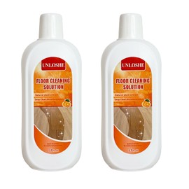 Floor Cleaning Solution for Multiple Hard Floors - 34 fl oz Floor Cleaner, For All Robot Vacuums with Mopping and Cordless Wet/Dry Vacuum Mops, Deep Clean for Tile, Wooden Floor, Laminate (Orange)