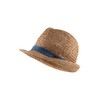 Sterntaler Boys Kids Straw Hat with Grosgrain Ribbon Hat, beige,