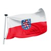 FLAGLY Premium Thuringia Flag 100 x 150 cm, 115 g/m²