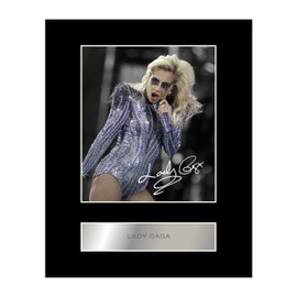 Lady Gaga Signed Display