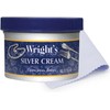 Wright's Silver Cleaner and Polish Cream - 8 Ounce with Polishing Cloth - Ammonia-Free - Gently Clean and Remove Tarnish without Scratching