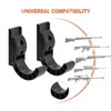 Adoreal 2PCS Gun Rack Wall Mount, Folding Gun Racks, Gun