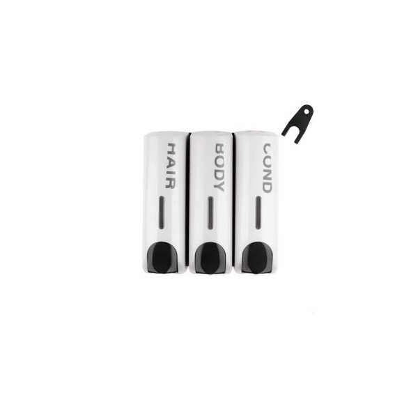6506 Soap Dispenser Hair & Body & Conditioner Pack of