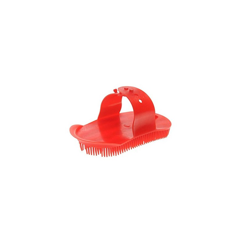 Roma Plastic Sarvis Curry Comb Red Large
