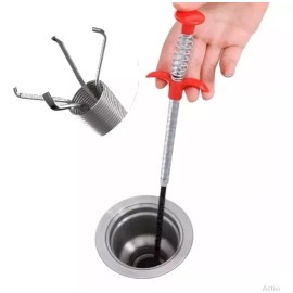 PINFLEX Destapador Drenaje Lavabo Tarja Con Pinza Flexible