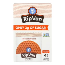 UD_Rip Vanilla Wafels-Low Sugar Snkrddl Wafel Case of 12-4.64 Oz Dessert 4pk
