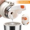 Vacuum Insulated Thermo Flasks with Cup 600ml/20.3oz Stainless Steel Thermo