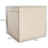 Cube Square Wooden Box | 16 x 16 x 16
