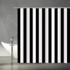 ABONAN Black and White Striped Shower Curtain Modern Fashion, 72