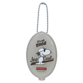 Tees Factory SN-5546244JC Snoopy Rubber Coin Case Joe Cool H3.1 x W2.0 x D 0.4 inches (80 x 50 x 10 mm)