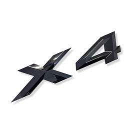 MCK Auto - X4 Black Glossy Rear Boot Logo Back Badge Emblem Tuning Modification F26 G02