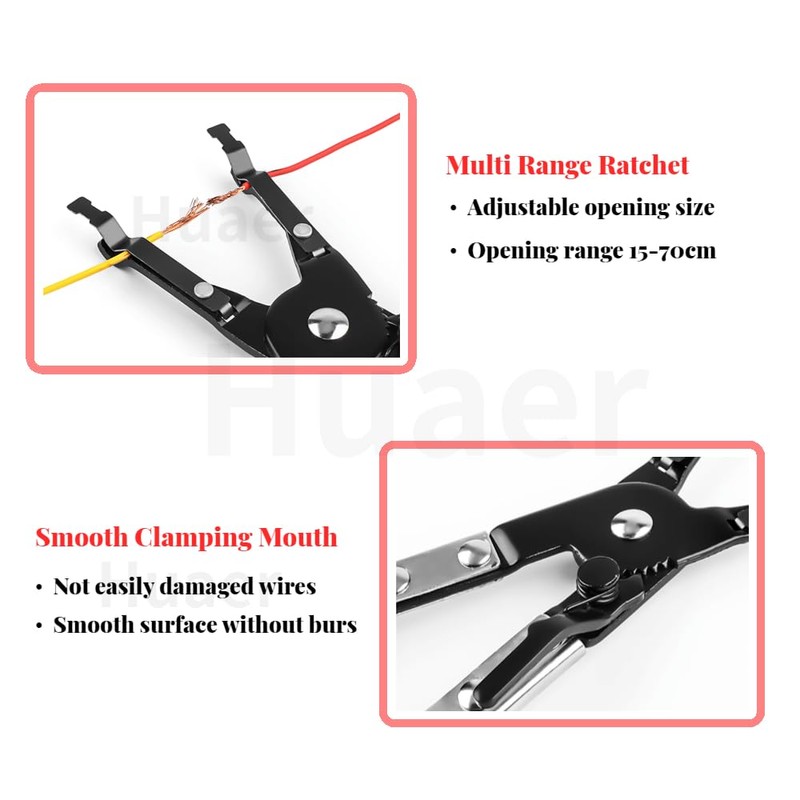 Akozon Car Soldering Pliers, Metal Soldering Plier Multi-Function Wire Welding
