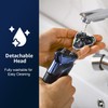 GDKLXL Rechargeable Electric Razor for Men: IPX6 Waterproof Shaver -