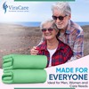 2 x Washable Incontinence Bed Pads Green 85x90cm, Single Bed,