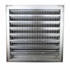 Byson 12" x 12" Aluminum Gable Vent - Anodized Aluminum