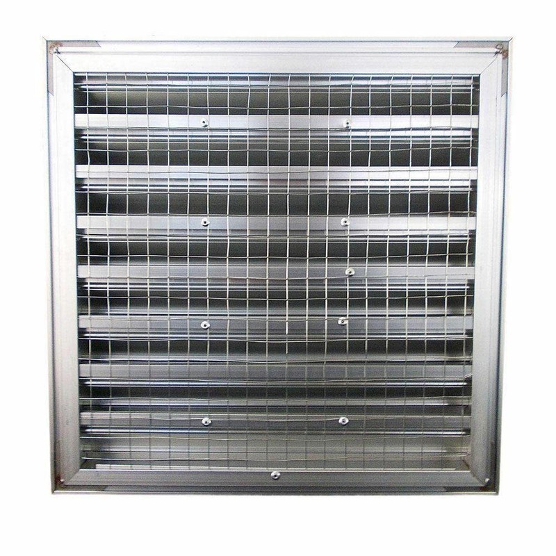 Byson 12" x 12" Aluminum Gable Vent - Anodized Aluminum